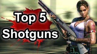 Top 5  Shotguns in gaming [upl. by Gnok791]