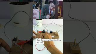 Electric Buzz Wire Game  Wire Loop Game boardgames fungames scienceproject [upl. by Alessig780]