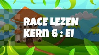 Leren Lezen Eerste Leerjaar  Race Lezen  Veilig en Vlot Kern 6  Ei [upl. by Anastasius591]