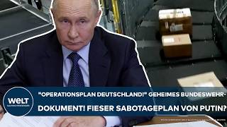 BUNDESWEHR quotOperationsplan Deutschlandquot Geheimes Dokument Fieser Sabotageplan von Wladimir Putin [upl. by Socem227]