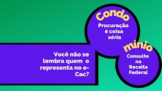 eCac Consulte as procurações ativas na Receita Feral Pessoa física e pessoa jurídica [upl. by Nemrac]