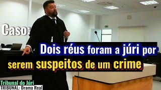 ►Caso SUSPEITOS de CRIME foram a JÚRI POPULAR  completo c cortes [upl. by Notserk]