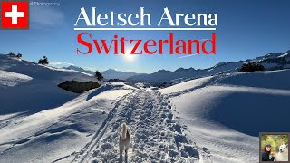 Riederalp Aletsch Arena  Aletsch Gletscher  Switzerland 4K [upl. by Liane881]