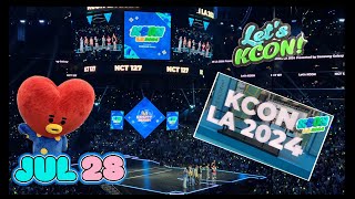 KCON LA 2024  Sunday 240728  M COUNTDOWN full concert part 2 [upl. by Jaala682]