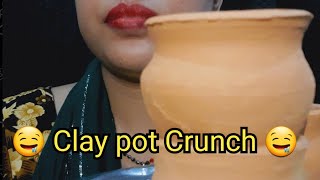 🤤 Gulak Mitti Crunch 🤤 Clay Crunch  youtube vlog asmr chalk eatingshow multanimitticrunch [upl. by Niklaus]