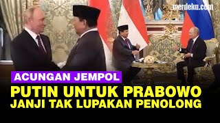 Momen Putin Acungkan Jempol Untuk Prabowo Bahas Bantuan Rusia Saat Indonesia Susah [upl. by Kevyn]