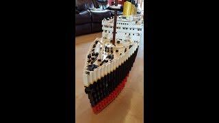 Large Lego Titanic with complete interior [upl. by Arissa]