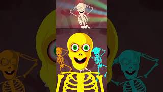 Ten Crazy Skeletons shortsfeed halloween teeheetown ytshorts [upl. by Nwahc855]