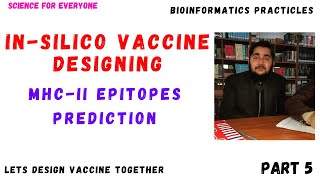 Multiepitope Vaccine Designing  MHC II prediction  Theory amp Practicle  Urdu  Hindi [upl. by Hamlani]