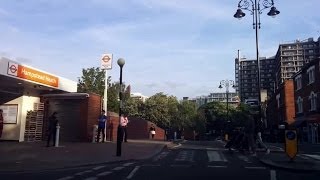 Driving in London  Hampstead Heath Park to Haverstock Hill [upl. by Kiker369]