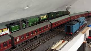 Hornby Live Steam  2 Train running  Brockley Lane 4 [upl. by Emmerie]