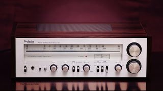 Technics SA 300 Stereo Receiver Demo [upl. by Anikram]