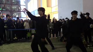 240103 kpop cover dance team BANG BANG BANG BIG BANG Hongdae busking [upl. by Arnold]