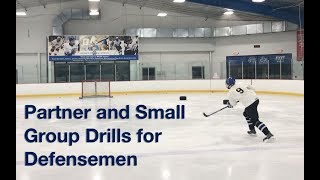 Partner and Small Group Drills for Defensemen [upl. by Wyatan]