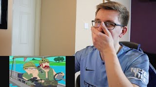 American Dad  The Vietnam War Reenactment  REACTION [upl. by Ellednahs]