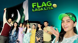 Ghar py Flag laga liya for independence day  Hira Faisal  Sistrology [upl. by Christabelle]