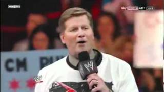 John Laurinaitis Entrance as CM Punk  WWE Raw 122611 [upl. by Uel]