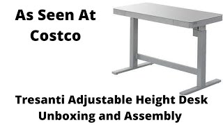 Tresanti Adjustable Height Desk Assembly tresanti adjustableheightdesk j2review [upl. by Ring13]