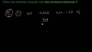 Différencier nombres rationnels et irrationnels [upl. by Stanzel]