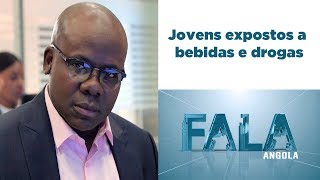 Fala Angola  Jovens se entregam às drogas e às bebidas em festas noturnas [upl. by Derrek391]