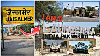 Jaisalmer to Longewala war memorial ⚔️  India Pak Border  Thar Desert 🥵  Jaisalmer 🔥 [upl. by Desai]