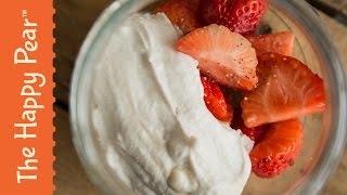 Strawberries and Cream  VEGAN [upl. by Tarfe]