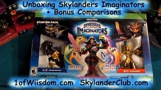 Unboxing Skylanders Imaginators Xbox One Starter Pack with Bonus Comparisons [upl. by Herzberg]