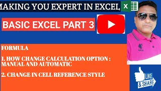 Excel options formula  Navigating Excel Options Understanding the Formula Settings [upl. by Eiggam]