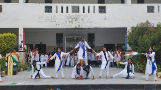 Independence Day PerformanceFlorets International SchoolRang de basanti 🧡🤍💚dance jai hind [upl. by Esirtal]