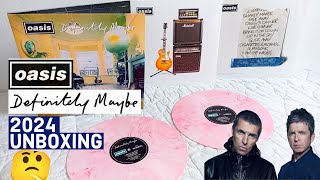 UNBOXING OASIS 2024 VINILO DEFINITELY MAYBE 30TH ANNIVERSARY vinylrecords oasisreunion [upl. by Naam]