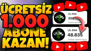 Youtube Abone Hilesi Ücretsiz 2024  ORGANİK  Youtube Ücretsiz 1000 Abone Hilesi 2024 [upl. by Refinnaej21]