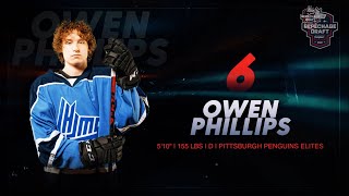 2022 QMJHL Draft  Owen Phillips [upl. by Blondell]