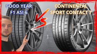 🚨 COMPARATIVA de NEUMATICOS GOOD YEAR F1 ASIMM 6 y CONTINENTAL CONTI SPORT CCONTAC7 🧐 [upl. by Chaworth]