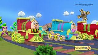 Dus Chotte Train  Ten Little Trains Hindi  Humpty the Train Hindi Videos amp Songs [upl. by Saul]