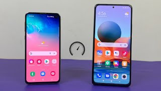 Samsung Galaxy S10e vs Redmi Note 10 Pro 8GB  Speed Test Exynos9820 vs Snapdragon 732G [upl. by Gessner502]