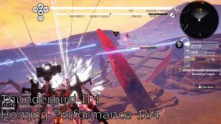 Daemon X Machina missile performance tests [upl. by Ahtnama]