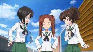 Girls Und Panzer 04  The Humiliating Ankou Dance English Dub Version [upl. by Niawtna]