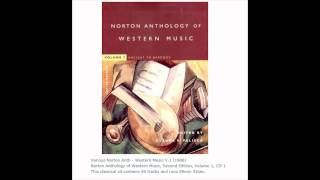 Norton Anthology Of Western Music CD 1 Istampita Palamento [upl. by Eniahs]