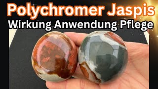 Polychromer Jaspis Wirkung amp Anwendung als Heilstein 💎 Kristall [upl. by True]