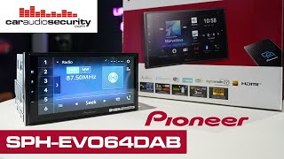 Pioneer SPHEVO64DAB CarPlay amp Android Auto 2DIN Headunit  Car Audio amp Security [upl. by Neelcaj]