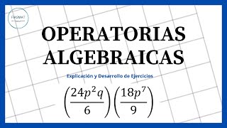 Operatorias Algebraicas  Ejercicios resueltos [upl. by Raual941]