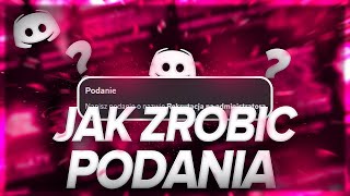 📃 JAK ZROBIĆ PODANIA NA SERWERZE DISCORD  AdviceBot 📃 [upl. by Htebarual]