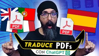 Como TRADUCIR PDF de Ingles a Español con ChatGPT  MUY FACIL  Tutorial de Inteligencia Artificial [upl. by Rekrap]