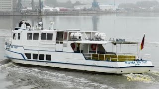 WAPPEN VON JUIST DCCF MMSI 211226850 passenger ferry Emden sealock Personenfähre [upl. by Yelekreb]