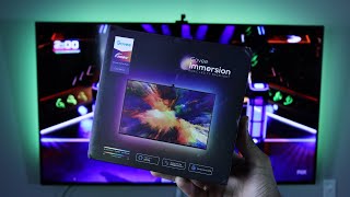 Govee Immersion Smart TV Backlights Review amp Unboxing  Best Budget Ambient TV Lights [upl. by Bannerman]