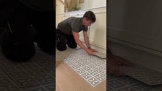 How to loose lay LVT flooring flooring flooringinstallation flooringsolutions [upl. by Eppesiug494]