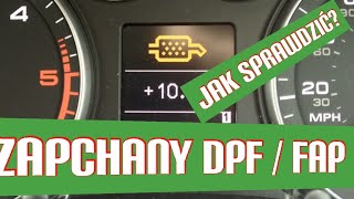 DPF FAP zapchany Octavia2 jak sprawdzić czy zapchany [upl. by Eyahs]