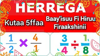 Herrega Kutaa 5ffaa Baayisuu Fi Hiruu Firaakshinii [upl. by Ever851]