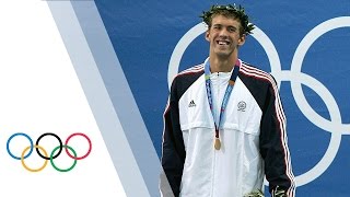 Michael Phelps Athens 2004 Olympic Games Highlights [upl. by Elahcim]