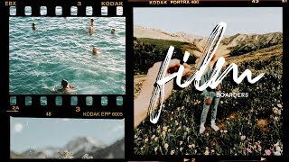 HOW TO ADD ANALOG FILM FRAMES TO YOUR PHOTOS  FREE KODAK FILM FRAMES [upl. by Hendry]